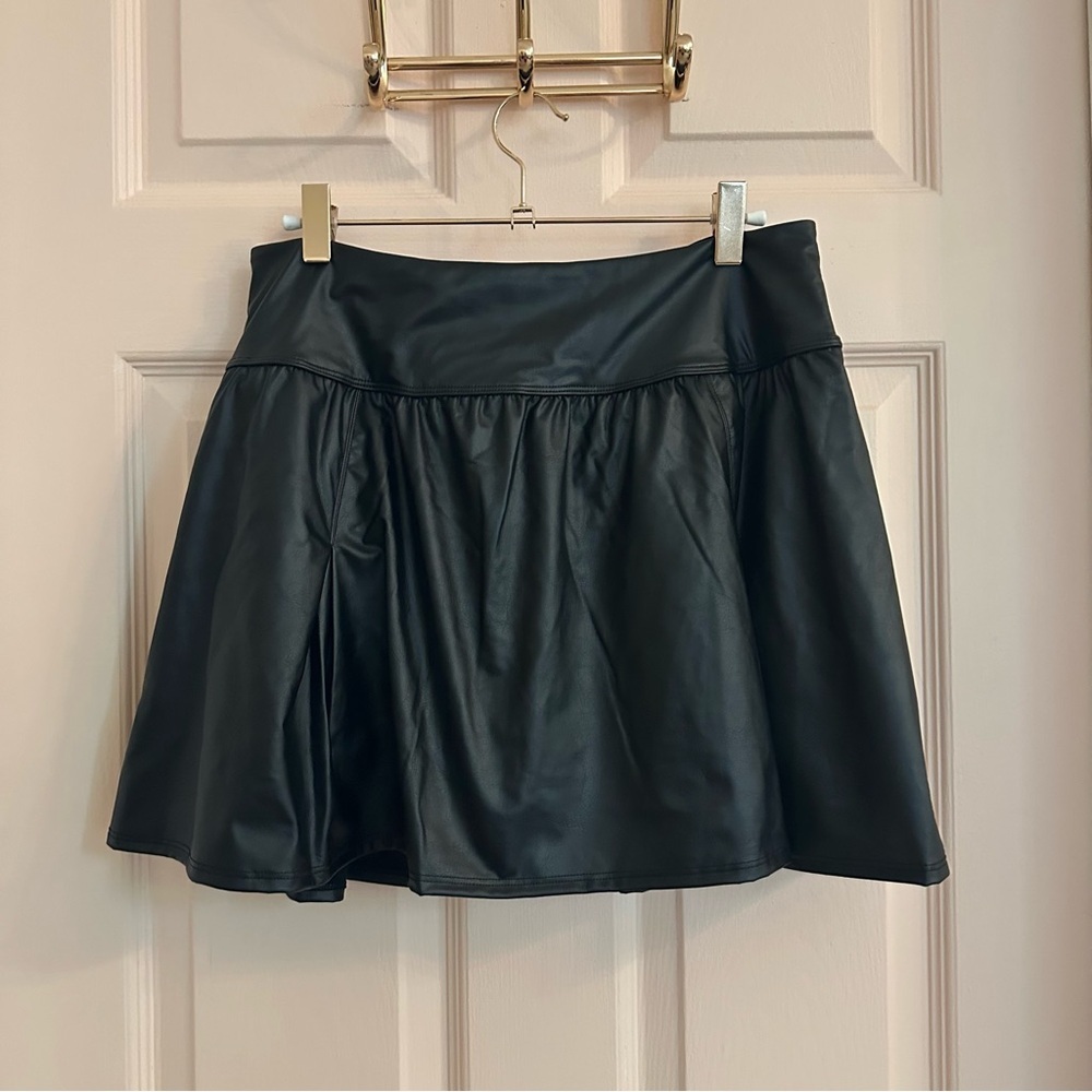 NWT Aerie Black Mini Skirt with shorts
